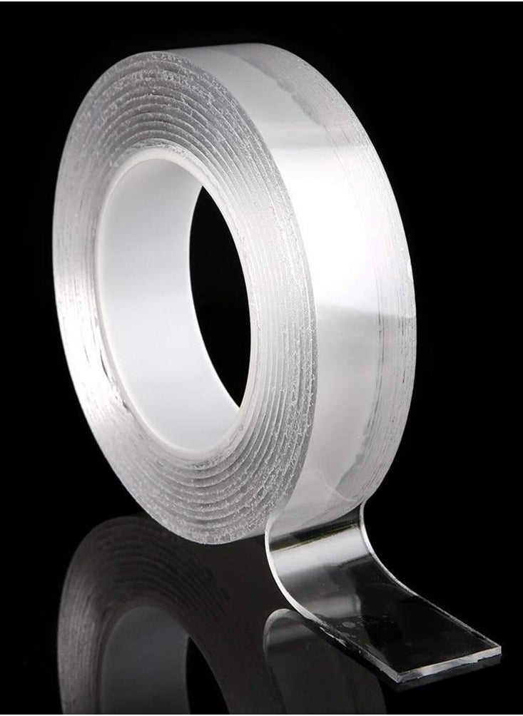 O Ozone 3M Strong Adhesive Double Sided Tape Heavy Duty for Kitchen and Home Use, Transparent Traceless Acrylic Tape [ Size: 3cm width & 3M Long ]  - Image 2