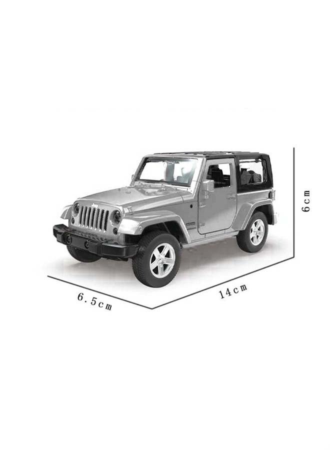 D-Power جيب رانجلر أبيض | نموذج ميتال مصغر، عنصر جامع نهائي، سيارات SUV | مركبات لعب، نموذج سيارة معدنية قابلة للسحب | الحجم 1:32، للأطفال 3+  - Image 5