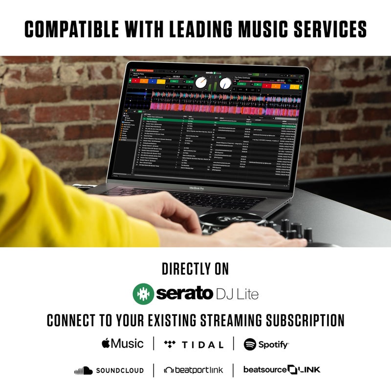 Numark Party Mix II DJ Controller with Lights, 2 Decks, Mixer, Audio Interface and Serato Lite - Image 5