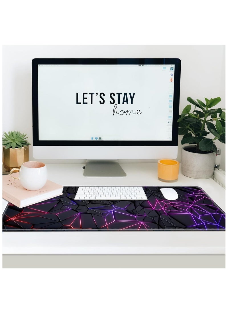 Sumkyle - Large Mouse Pad 900x400mm Non-Slip Rubber Base Gaming Mousepad Office Desk - Image 1