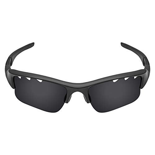 Mryok Polarized Replacement Lenses for Oakley Flak Jacket XLJ Vented - Stealth Black - Image 2