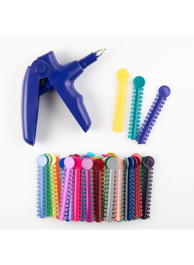 بيوينتي طقم دعامة بما في ذلك أداة مشبك تقويم الأسنان وشريط مطاطي حلقي، شريط مطاطي للدعامة، أربطة لتقويم الأسنان، أداة شريط مطاطي للدعامة (40 قطعة) - Image 4