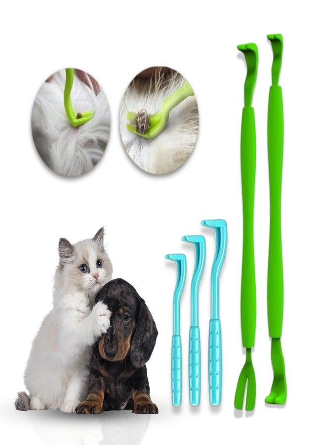 Goodscious Tick Remover Tool - Safe & Easy Tick Remover for Humans and Pets - Effective Tick Remover for Cats and Dogs - Small to XL Tick Removal Tool for Dogs - Twist & Pull Tick Removal Kit (Set of 5) - Image 1