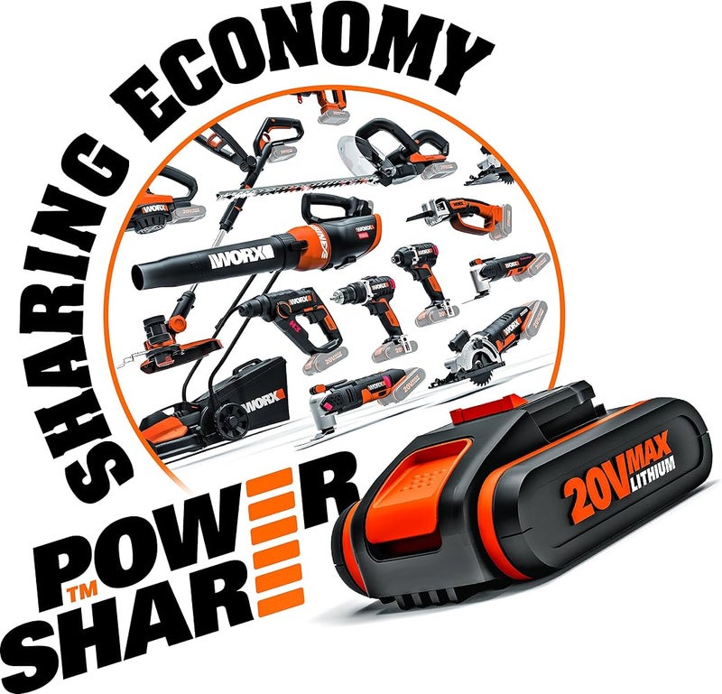 WORX WX530.9 EXACTRACK 18V 20V MAX Cordless Circular Saw - (Tool Only - Battery & Charger Sold Separately) - Image 4