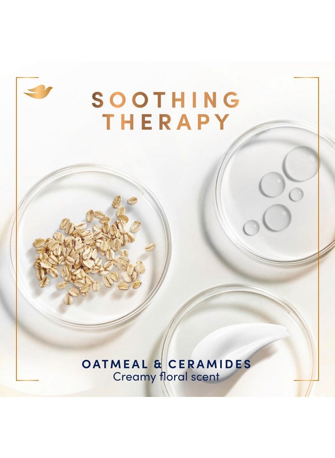دوف غسول اليدين دوف بريبايوتيك بوست المهدئ، 4 قطع لنعومة تدوم طويلاً، مع الشوفان والسيراميد، 12 أونصة - Image 4