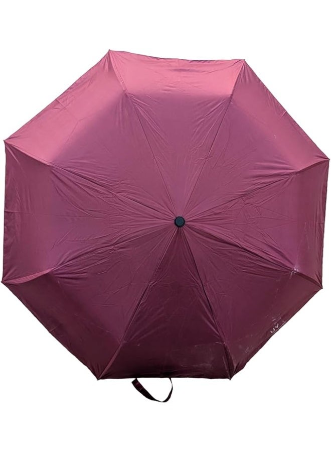 مظلة واقية من الشمس والمطر . قابلة للطي . UV ونظام فتح وغلق تلقائي . لون داخلى اسود لنتيجة عزل افضل - Image 2