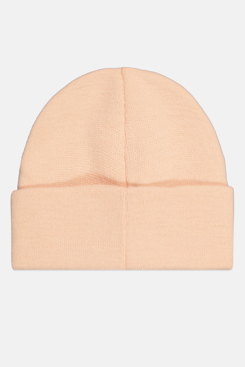 Champion Women Embroidered Logo Beanie Hat, Coral Peach  - Image 2