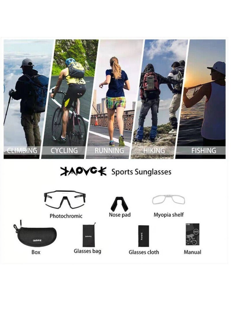 KAPVOE - Cycling glasses polarized goggles mountain road cycling glasses windproof sand sports equipment - Image 1
