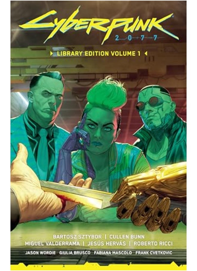 Cyberpunk 2077 Library Edition Volume 1 By Sztybor, Bartosz - Bunn, Cullen - Valderrama, Miguel Hardcover 