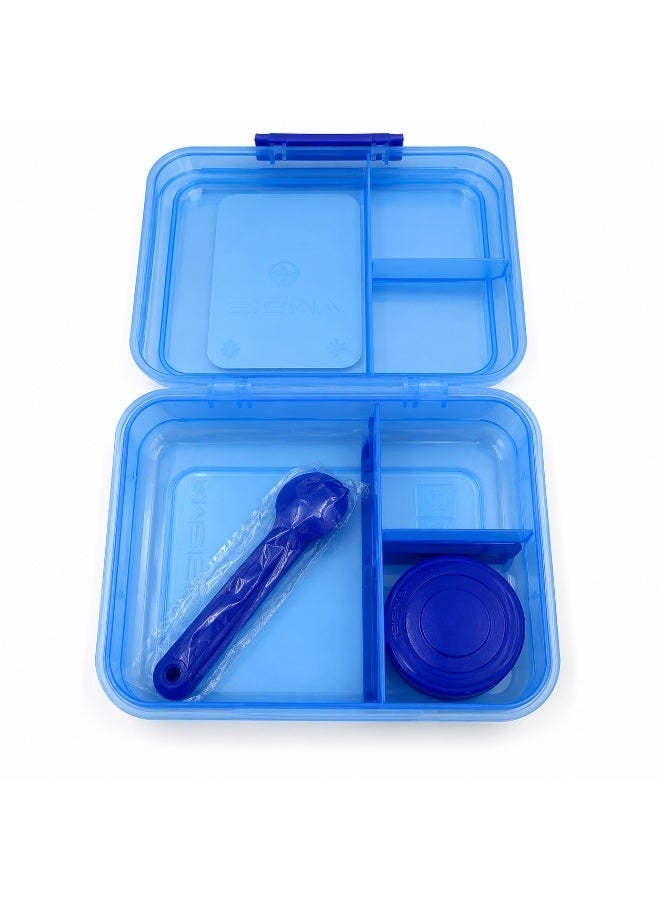 Sigma Lunch Box 2.25L blue With Spoon,Fork,Knife - Image 2