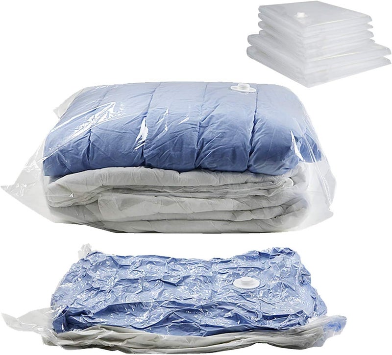 Printme Vacuum Storage Bags Space Saver Vacuum Seal Storage Bags for Clothes Clothing Comforters and Blankets 50 60cm 2 Pcs 60 80cm 2 Pcs 70 100cm 1 Pcs - Image 5