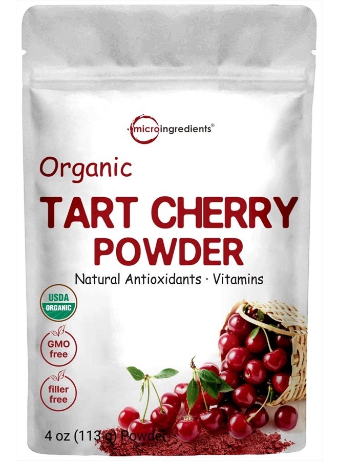 Micro Ingredients مسحوق الكرز الحامض العضوي، 4 أونصة - Image 3