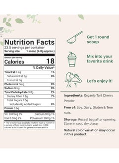 Micro Ingredients Organic Tart Cherry Powder, 4 oz  - Image 2