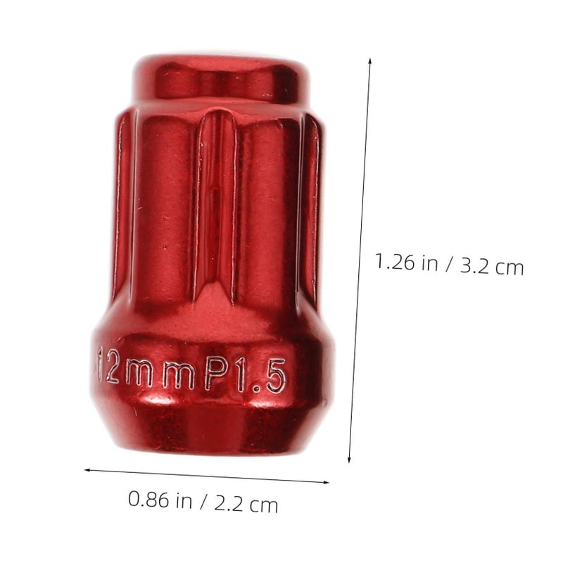 20pcs Wheel Lug Nut Covers Tire Bolt Caps Durable Six Slot Design Black Vehicle Exterior Accessory For Enhanced Wheel Protection - Image 3