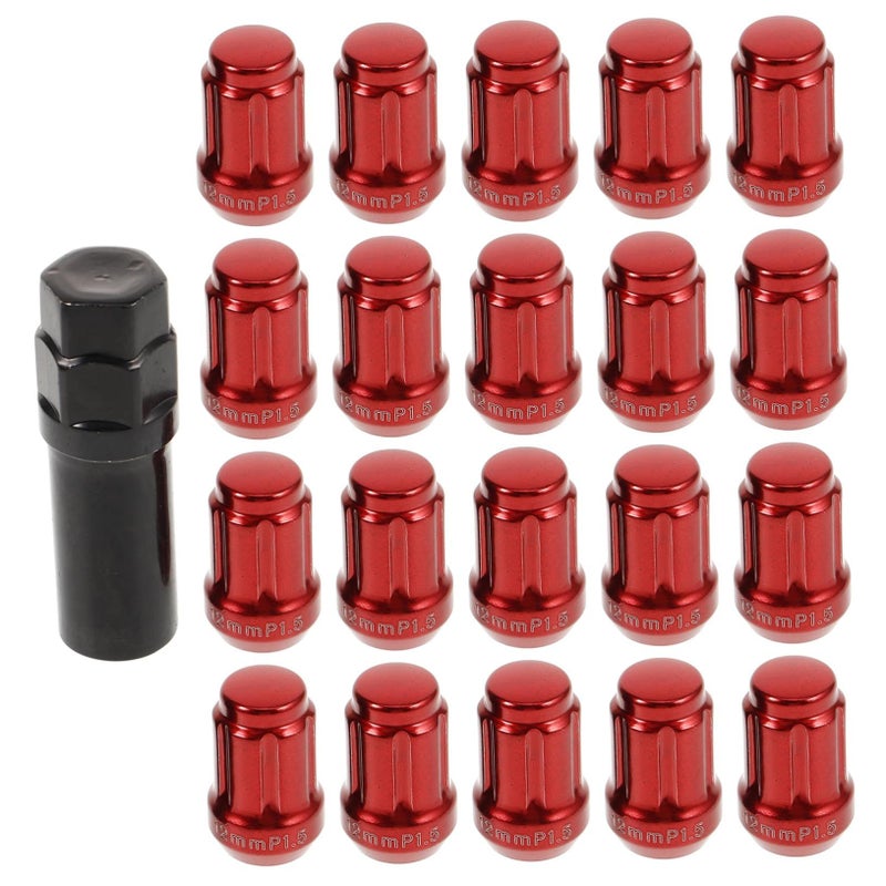 20pcs Wheel Lug Nut Covers Tire Bolt Caps Durable Six Slot Design Black Vehicle Exterior Accessory For Enhanced Wheel Protection - Image 2