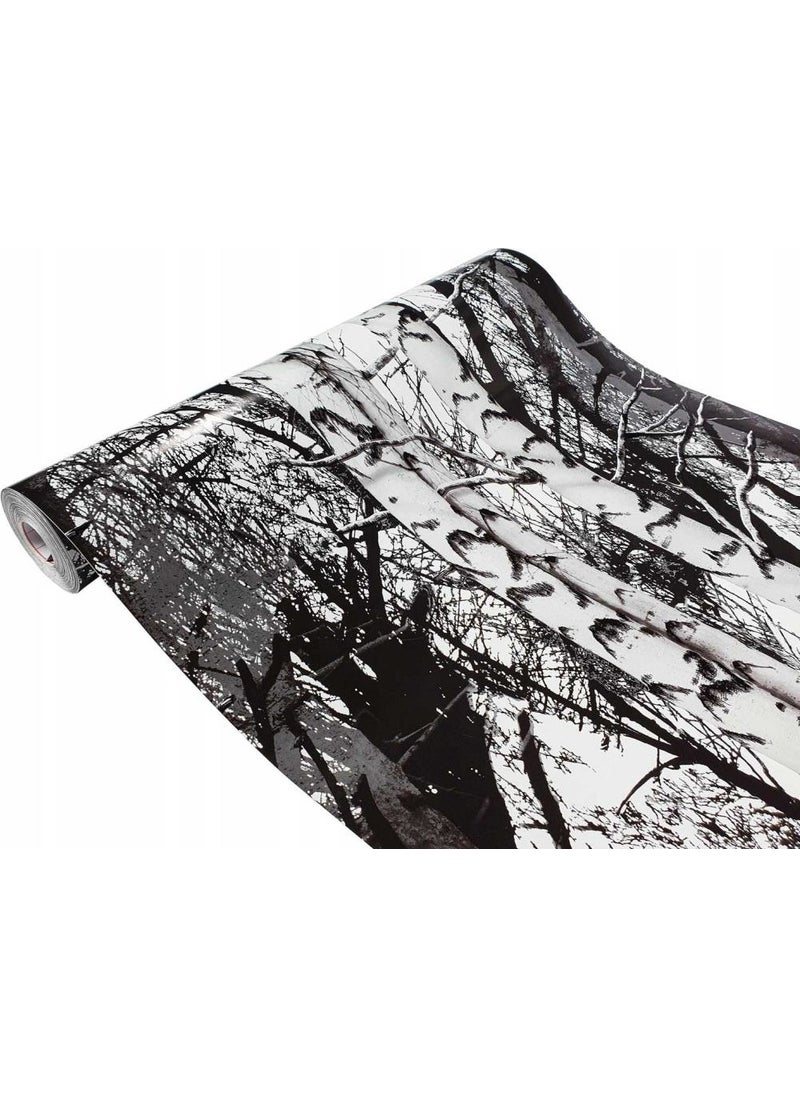 d-c-fix 446-0611 Poplar Tree Pattern Adhesive Foil (45CM x 2mt)  - Image 1