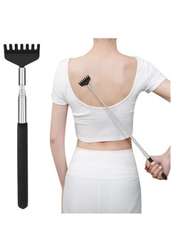Generic Telescopic Back Scratcher Black/Silver 68cm  - Image 2