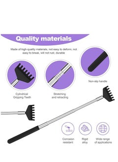 Generic Telescopic Back Scratcher Black/Silver 68cm  - Image 4