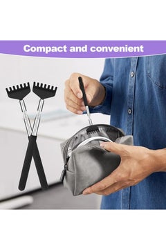 Generic Telescopic Back Scratcher Black/Silver 68cm  - Image 5
