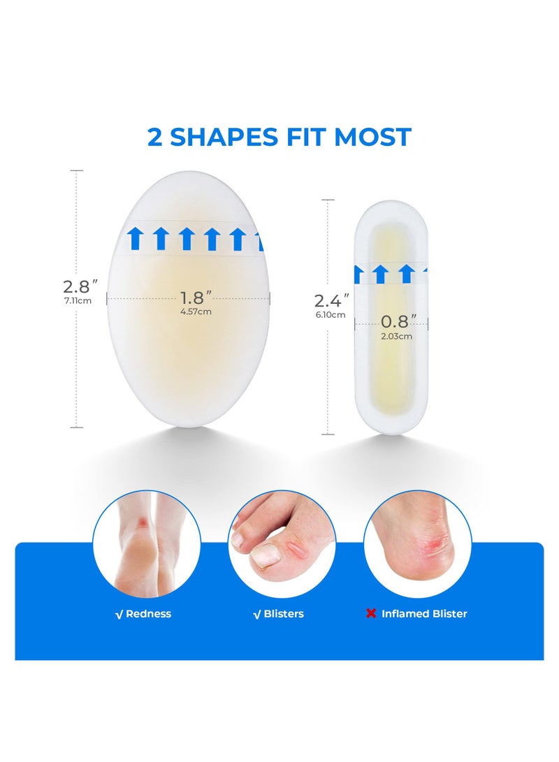 Sweet seven Blister Pads - 15 Packs of Waterproof Hydrocolloid Seal Bandages for Heels, Feet, and Toes - Adhesive Blister Prevention with Gel Cushions - Image 5