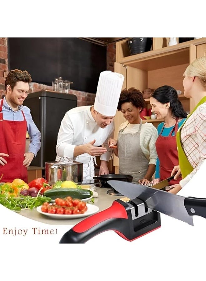 متجر ماي سوق: مبراة سكاكين احترافية قابلة للفك والغسل - شحذ سريع وآمن لأدوات مطبخك. - Image 5