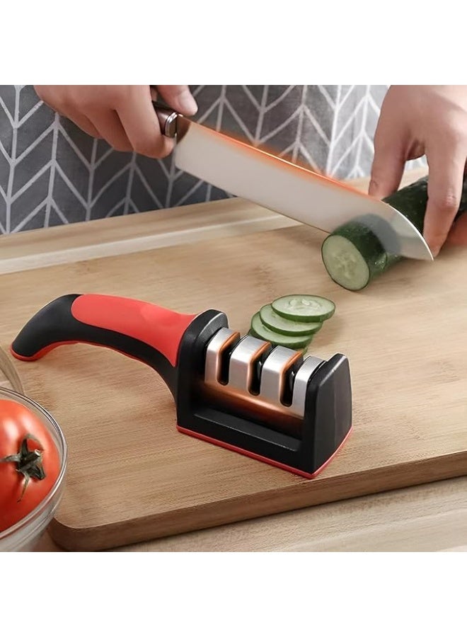 متجر ماي سوق: مبراة سكاكين احترافية قابلة للفك والغسل - شحذ سريع وآمن لأدوات مطبخك. - Image 3