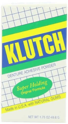 Oakhurst Co. Klutch Denture Adhesive Powder, 1.75 Ounces