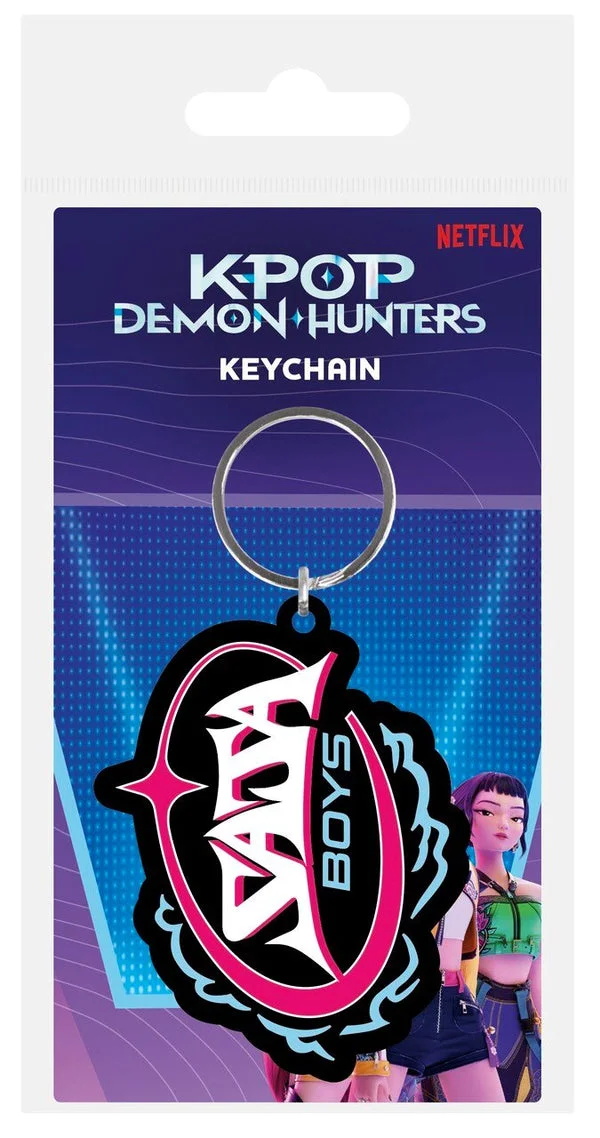 Pyramid K-Pop Demon Hunters Saja Boys PVC Keychain