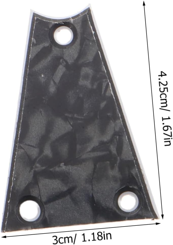 Abaodam Guitar Parts Truss Rod Cover Back Plate Fit for Electric Guitars Easy Install Scratch Protection - Image 2