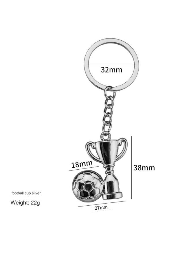 2024 European Cup Delaunay Cup metal keychain pendant souvenir