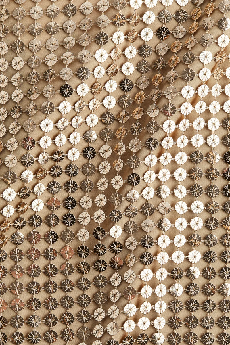 H&M Sequined mesh skirt