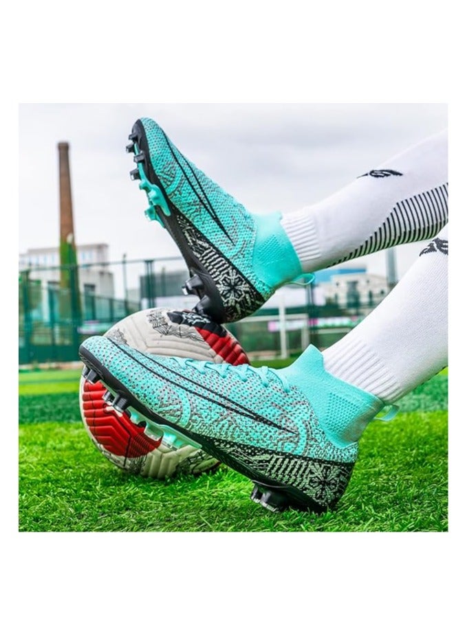Men's Women's Soccer Shoes Boys Gold-Soled Spikes Football Shoes Student Grass Training Shoes Outdoor Football Boots Unisex - Image 5