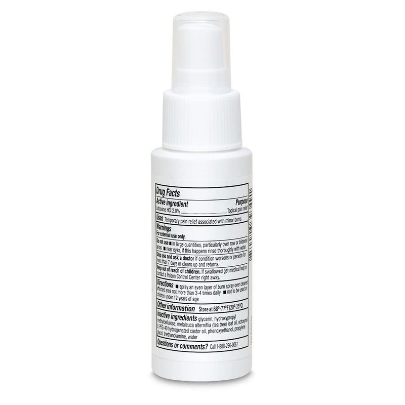 Globe Burn Spray, Lidocaine 2%. Topical Anesthetic Pain Relief and Numbing 2 oz Spray Bottle - Image 2