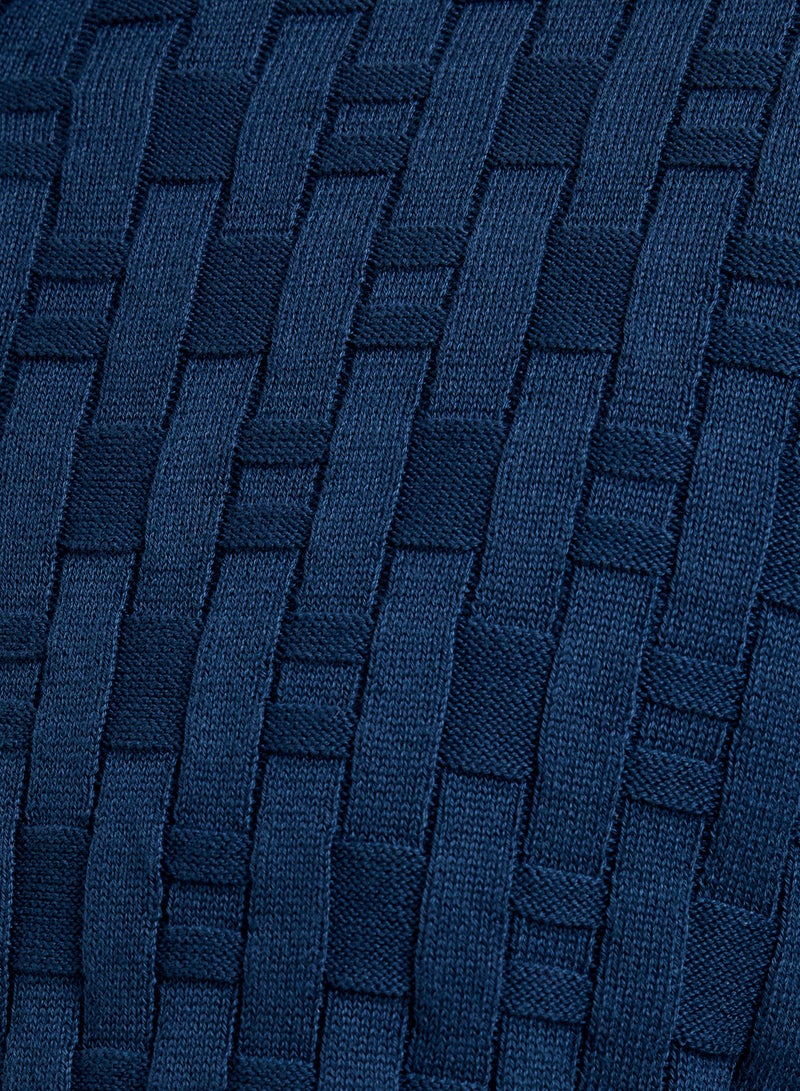 فرنش كونكشن كنزة بياقة محبوكة - Image 5