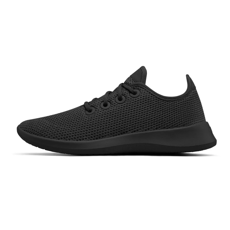 Allbirds  Men's Tree Runner - Jet Black (White Sole) for Men | Best Price UAE