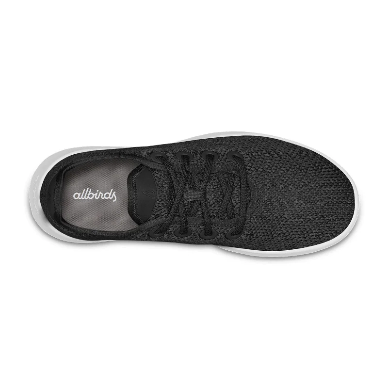 Allbirds  Men's Tree Runner - Jet Black (White Sole) for Men | Best Price UAE