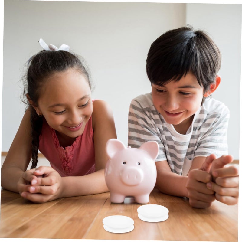 Piggy Bank Bottom Plug Stopper 20 Pieces PVC White 4 20X4 20X0 80CM Saving Box Supplies - Image 5