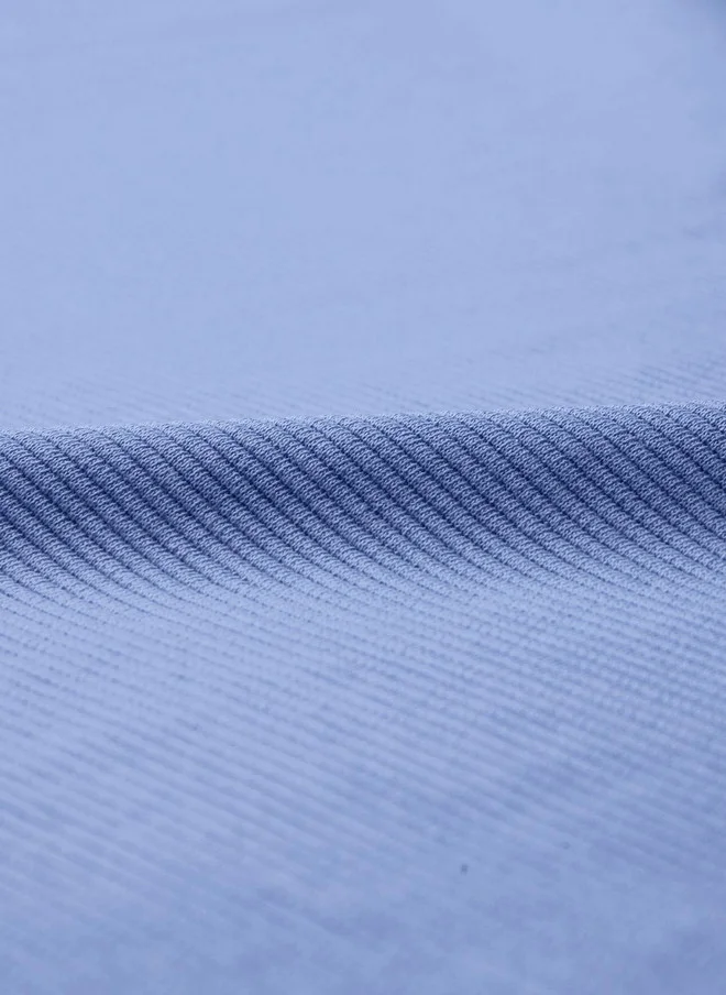 The Souled Store  The Souled Store Men Oversized Solid Blue Polo T-Shirt  | Best Price UAE