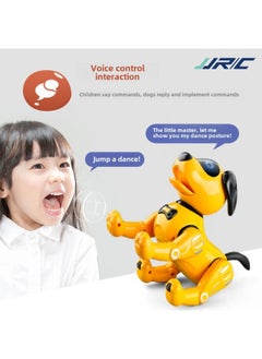 Generic Intelligent Robot Dog Touch Induction Dancing Singing Programming APP Robot Educational Toy Children Gift-Color:Dark Brown (APP Voice Control)  - Image 5