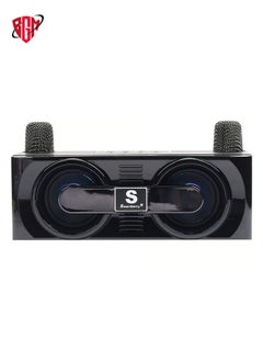 Smart Berry M24 Karaoke System With 2 Microphones And Transformation Light Stereo Bluetooth Speaker 