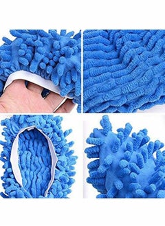 Y&D Duster Mop Slippers Shoes Cover, Multi-Function Soft Washable Reusable Microfiber Foot Socks Floor Cleaning House Tools Shoe Cover for Bathroom,Office,Kitchen, 5 Pairs  - Image 2