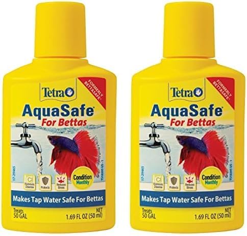 Tetra BettaSafe Aquarium Water Conditioner for Bettas 169Ounce 50Ml Golds  Yellows Model16837 Pack of 2 - Image 1