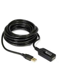 Plugable 5 Meter (16 Foot) USB 2.0 Active Extension Cable Type A Male to A Female - Driverless  - Image 1