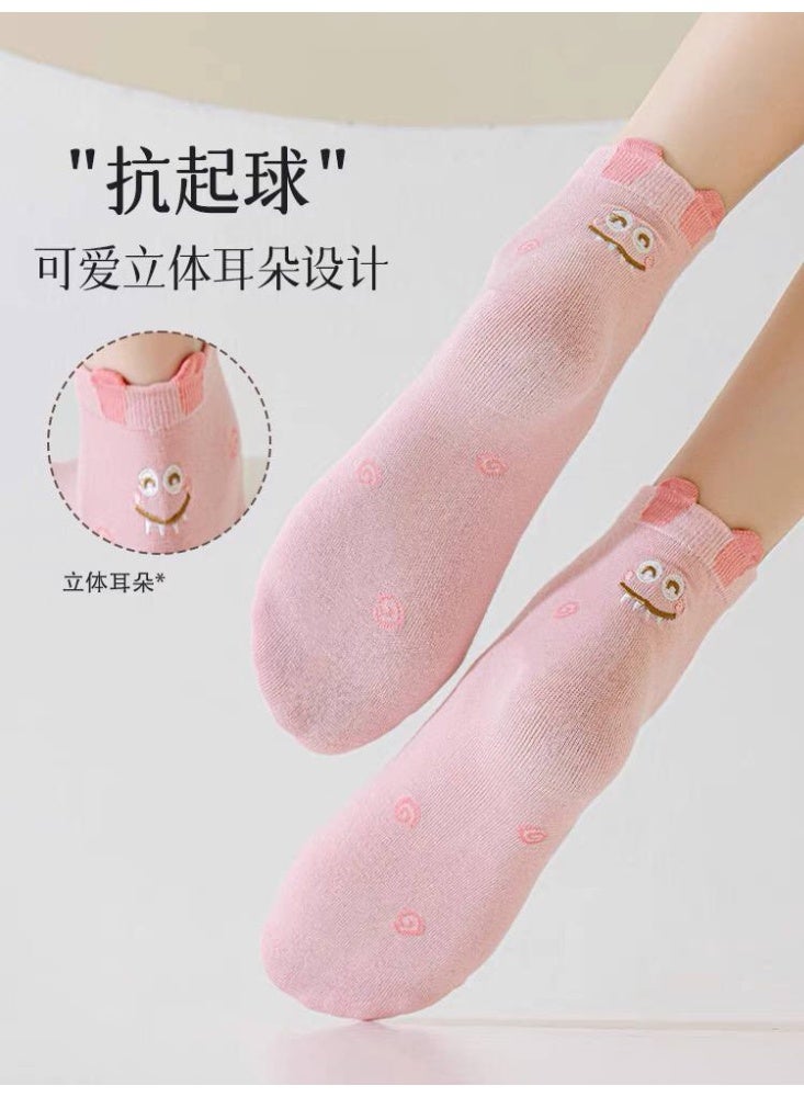 Women's Casual Cotton Ankle Socks - Soft Ankle-Length Short Socks - Set (5 Pairs + 1 Free Gift) - Multiple Modern Colors - Image 3