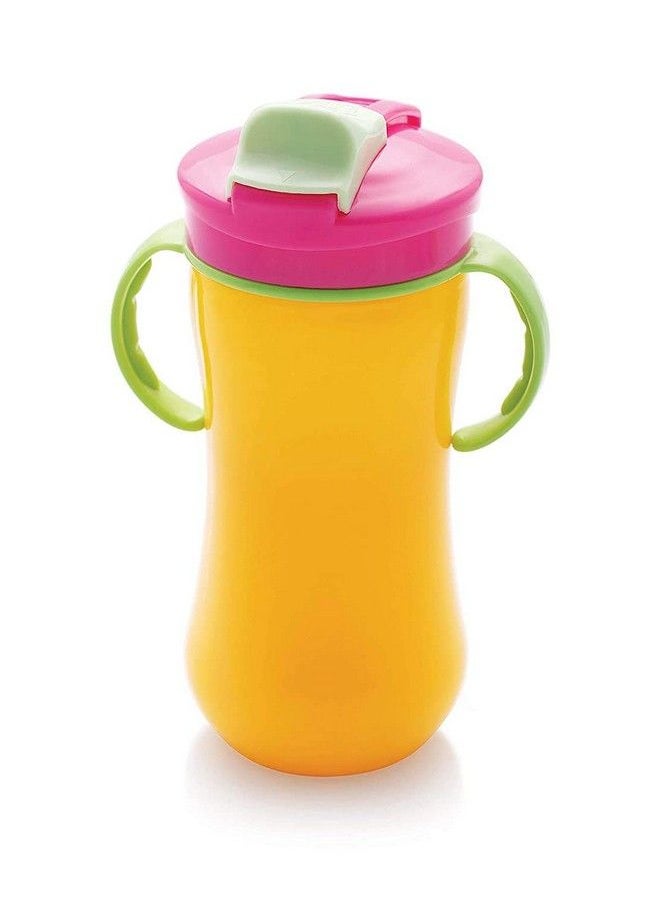 Liza Industries Grippy Big Bottle For Kids;Plastic Sipper For Kids;School Milk Bottle For Kids (Pink)  - Image 1