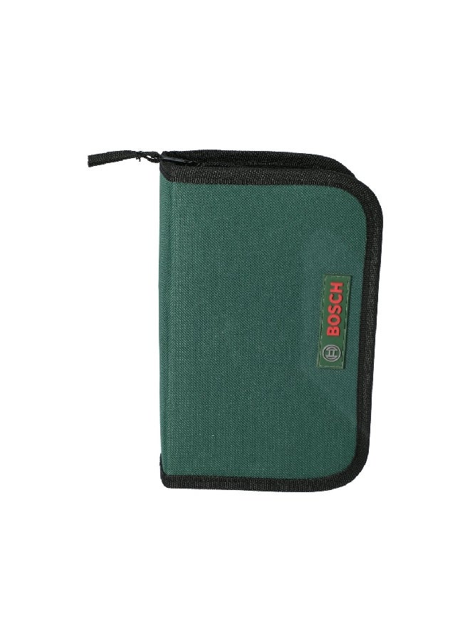 بوش JE2 607 019 506 طقم مثقاب ومفك براغي مع لقم 38 قطعة مقابض مريحة أخضر وأسود 4 × 25 × 14 سم  - Image 3