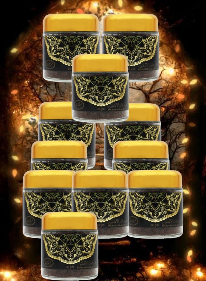 MARAHIB 10 Pieces Bakhour Dar Al Andalus 30g - Image 1