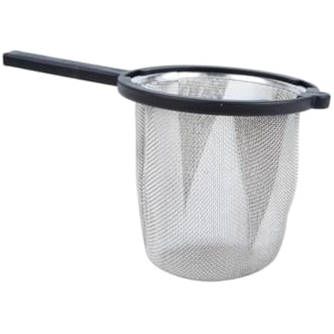 Daiso Deep Tea Strainer With Handle Black 1 Pc - Image 3