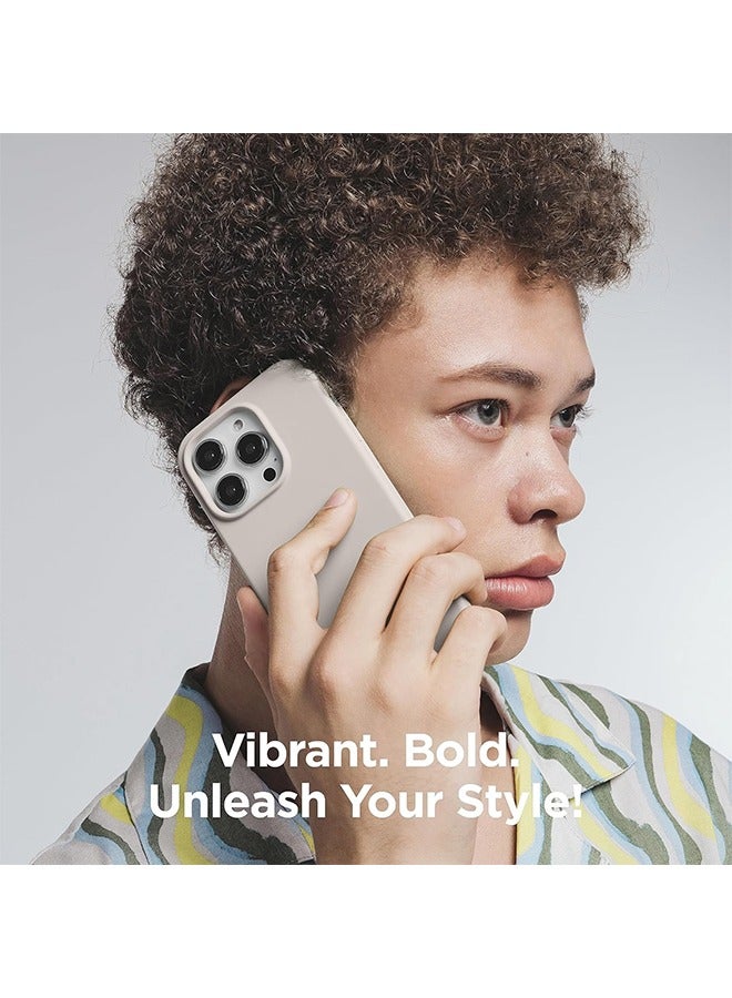 أوشن فون 16 برو ( 6.3 بوصة ) سيليكون حالة واقية ، هلام السائل لينة رقيقة جدا واقية من الصدمات الغطاء الخلفي ، اي فون 16 برو كامل الجسم حالة واقية للهاتف المحمول ، من السهل تفكيك ، العتيقة الأبيض - Image 4