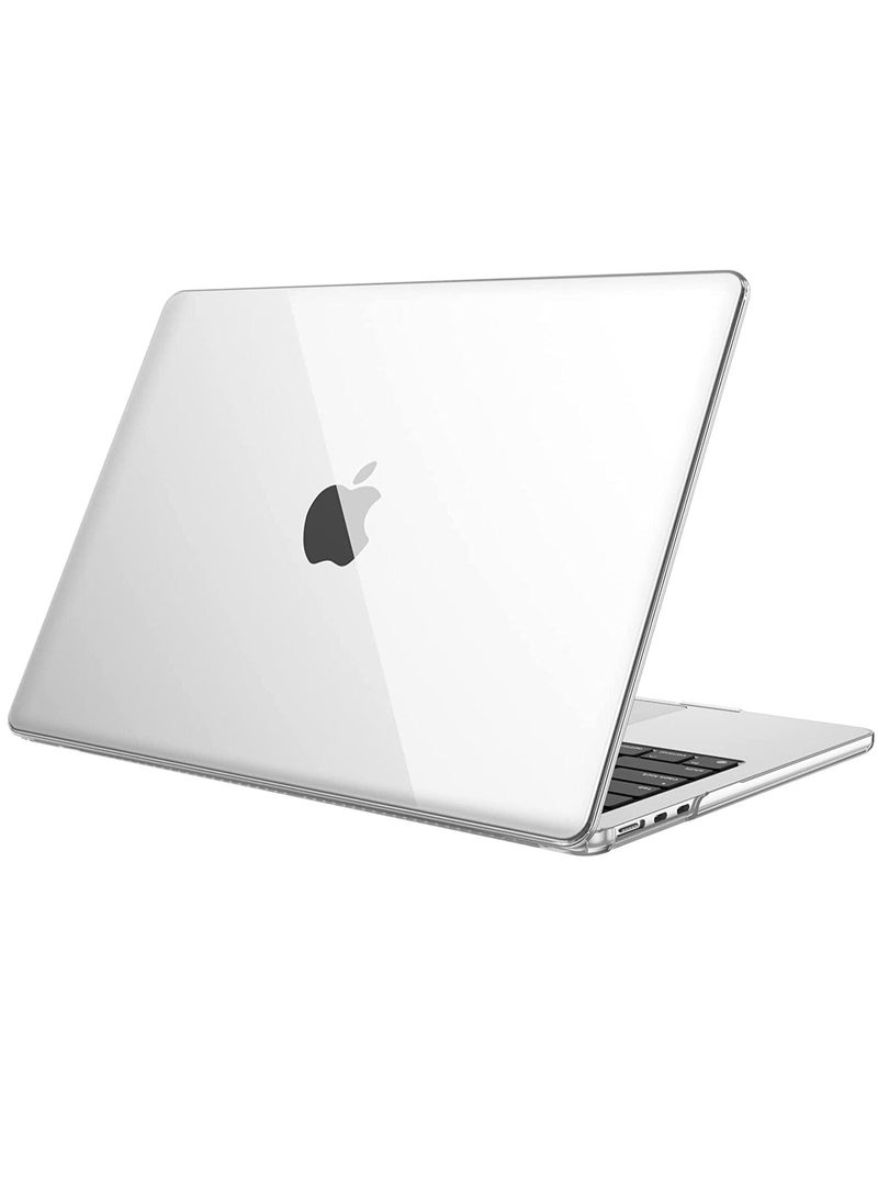 جراب جديد متوافق مع جهاز Macbook Air الجديد 13.6 بوصة M2 A2681 مع معرف اللمس 2022 غطاء بلاستيكي صلب شفاف كريستال شفاف - Image 1